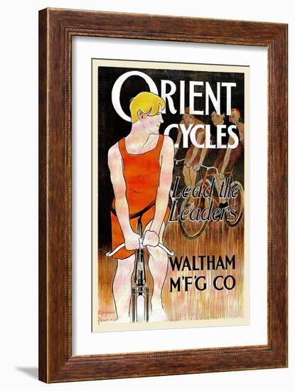 Orient Cycles-Edward Penfield-Framed Art Print