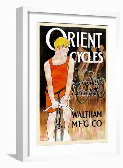 Orient Cycles-Edward Penfield-Framed Art Print