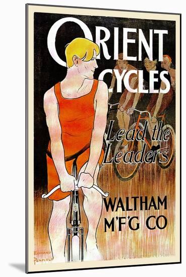Orient Cycles-Edward Penfield-Mounted Art Print