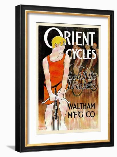 Orient Cycles-Edward Penfield-Framed Art Print