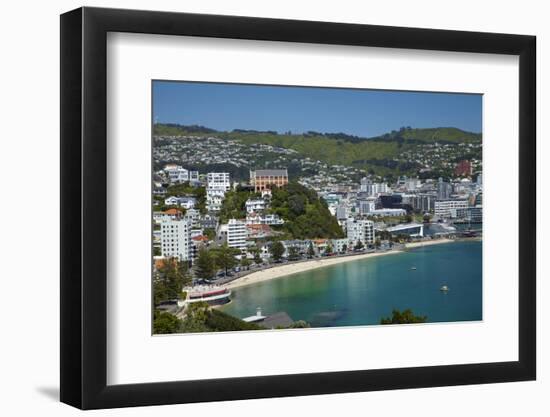 Oriental Bay, Wellington, North Island, New Zealand-David Wall-Framed Photographic Print