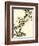 Oriental Bird on Branch I-Vision Studio-Framed Art Print