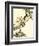 Oriental Bird on Branch I-Vision Studio-Framed Art Print