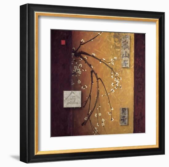 Oriental Blossoms II-Don Li-Leger-Framed Giclee Print