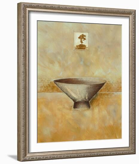 Oriental Bowl II-Linda Wood-Framed Giclee Print