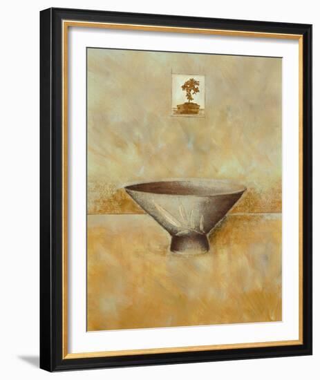 Oriental Bowl II-Linda Wood-Framed Giclee Print