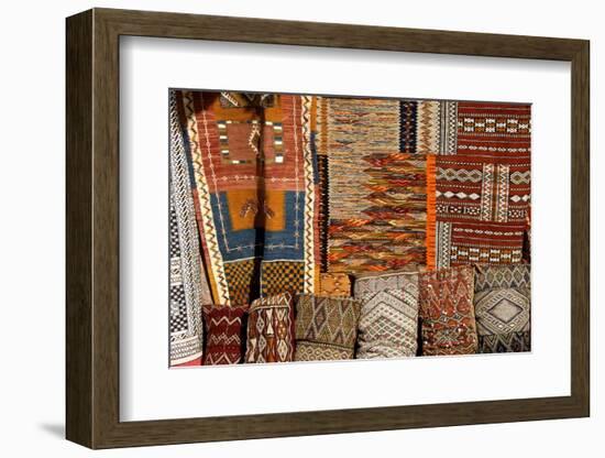 Oriental Carpets for Sale, Medina, , Marrakech, Morocco, North Africa-Guy Thouvenin-Framed Photographic Print