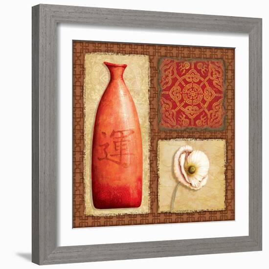 Oriental Collage I-Delphine Corbin-Framed Art Print