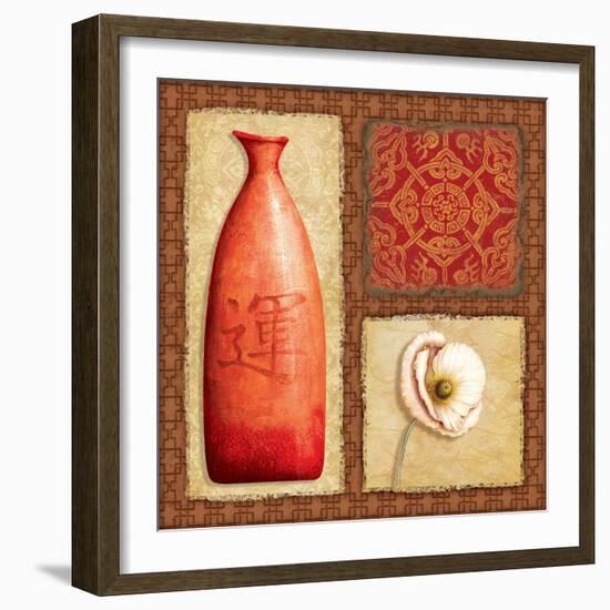 Oriental Collage I-Delphine Corbin-Framed Art Print