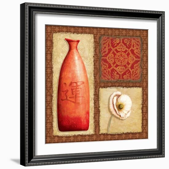 Oriental Collage I-Delphine Corbin-Framed Art Print