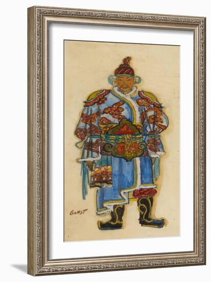 Oriental Costume Design-Léon Bakst-Framed Giclee Print