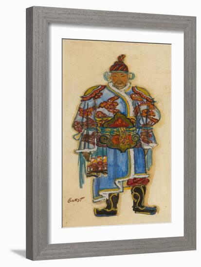 Oriental Costume Design-Léon Bakst-Framed Giclee Print