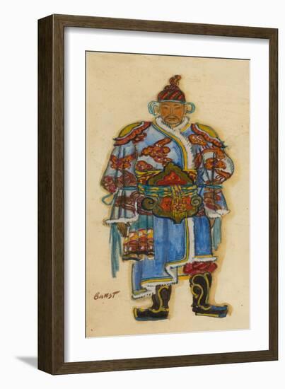 Oriental Costume Design-Léon Bakst-Framed Giclee Print