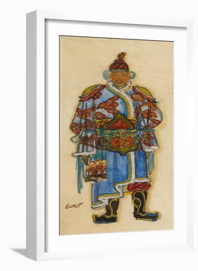 Oriental Costume Design-Léon Bakst-Framed Giclee Print