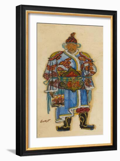 Oriental Costume Design-Léon Bakst-Framed Giclee Print