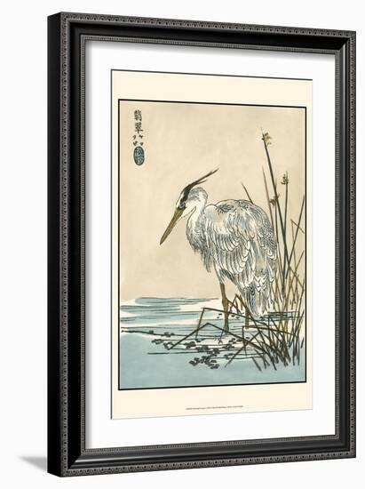 Oriental Crane I-Vision Studio-Framed Art Print