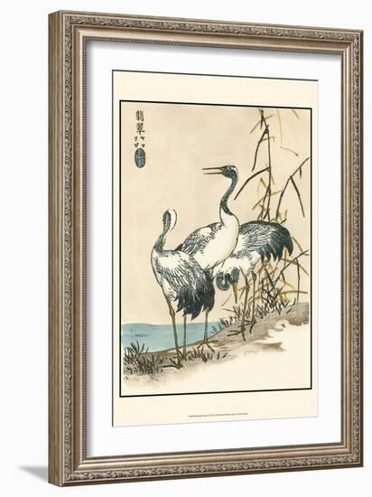 Oriental Crane II-Vision Studio-Framed Art Print