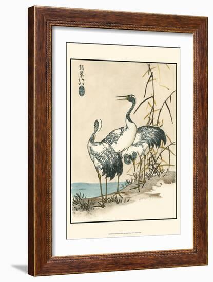 Oriental Crane II-Vision Studio-Framed Art Print