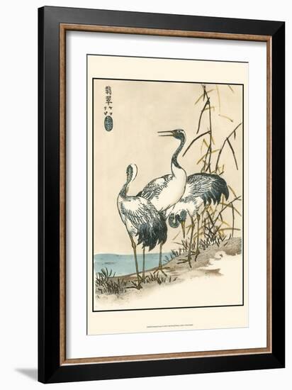 Oriental Crane II-Vision Studio-Framed Art Print