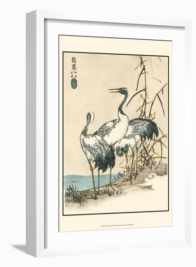 Oriental Crane II-Vision Studio-Framed Art Print