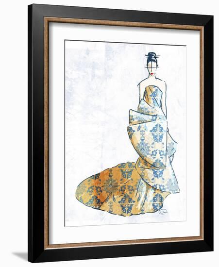 Oriental Dress-OnRei-Framed Art Print