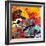 Oriental Fans-Linda Arthurs-Framed Giclee Print