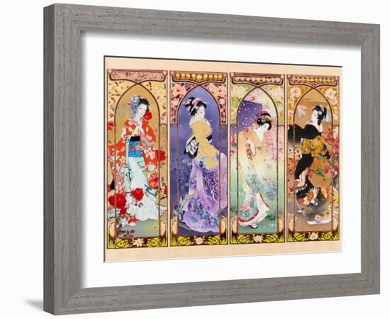 Oriental Gate-Haruyo Morita-Framed Art Print