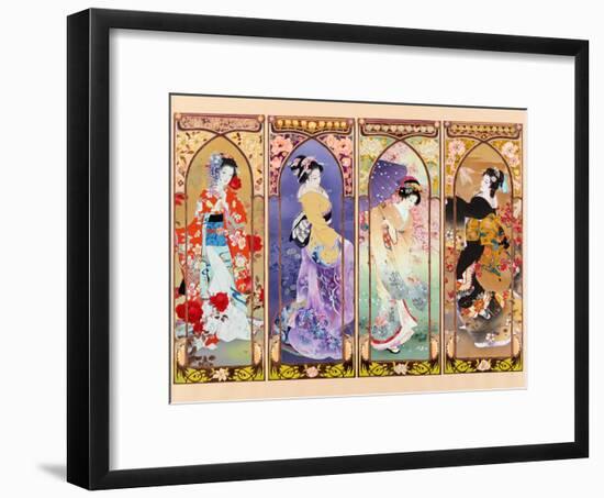 Oriental Gate-Haruyo Morita-Framed Art Print