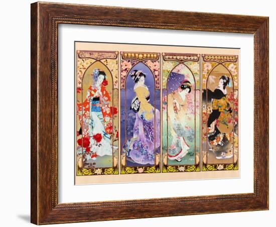 Oriental Gate-Haruyo Morita-Framed Art Print