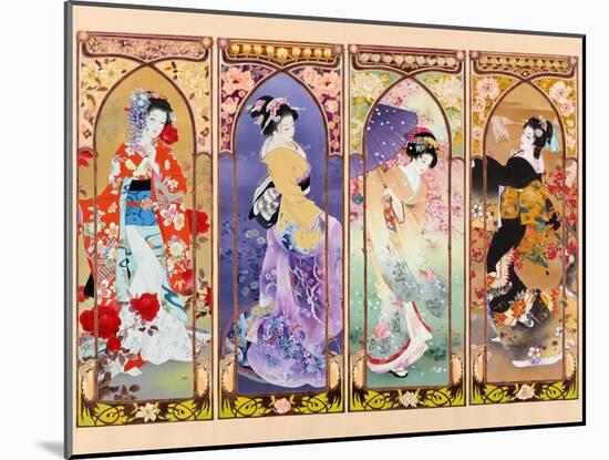 Oriental Gate-Haruyo Morita-Mounted Art Print