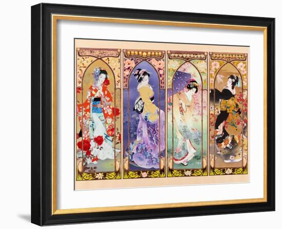 Oriental Gate-Haruyo Morita-Framed Art Print