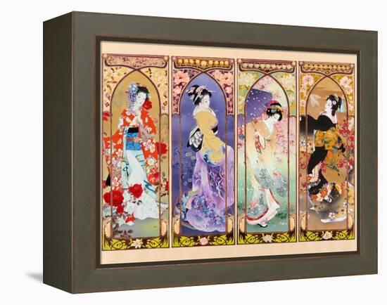 Oriental Gate-Haruyo Morita-Framed Stretched Canvas