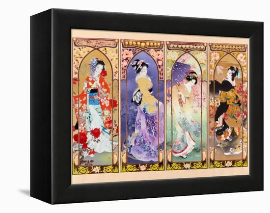 Oriental Gate-Haruyo Morita-Framed Stretched Canvas