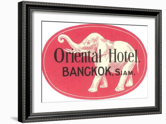 Oriental Hotel, Bangkok, Siam-null-Framed Art Print