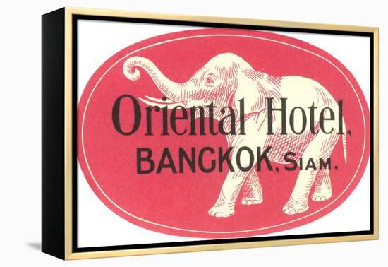 Oriental Hotel, Bangkok, Siam-null-Framed Stretched Canvas