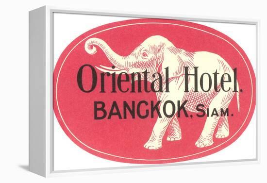 Oriental Hotel, Bangkok, Siam-null-Framed Stretched Canvas