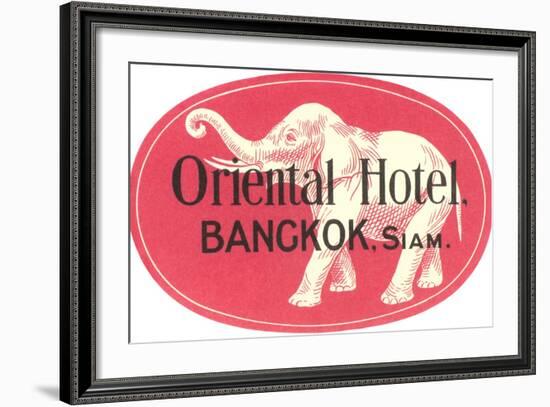 Oriental Hotel, Bangkok, Siam-null-Framed Art Print