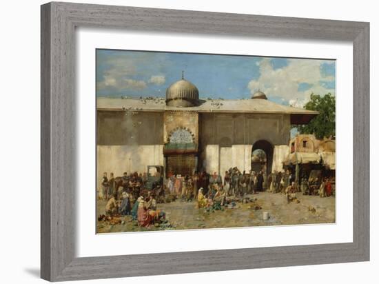 Oriental Market; Mercato Orientale-Alberto Pasini-Framed Giclee Print