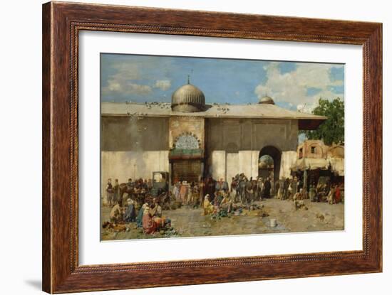 Oriental Market; Mercato Orientale-Alberto Pasini-Framed Giclee Print