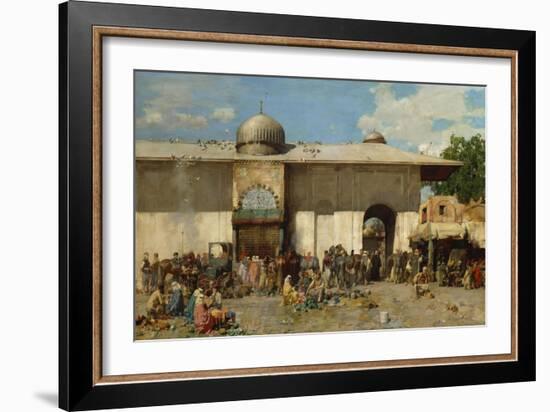 Oriental Market; Mercato Orientale-Alberto Pasini-Framed Giclee Print