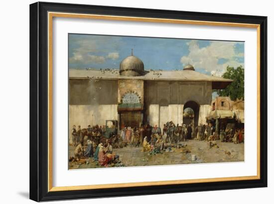Oriental Market; Mercato Orientale-Alberto Pasini-Framed Giclee Print