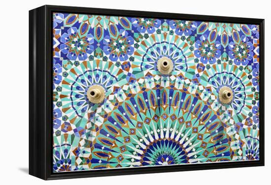 Oriental Mosaic In Morocco-p.lange-Framed Stretched Canvas