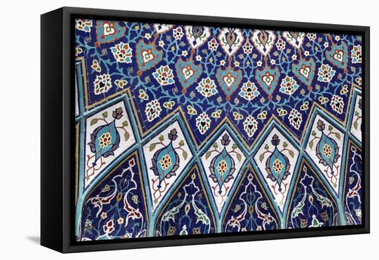 Oriental Mosaic in Muscat, Oman-p.lange-Framed Premier Image Canvas