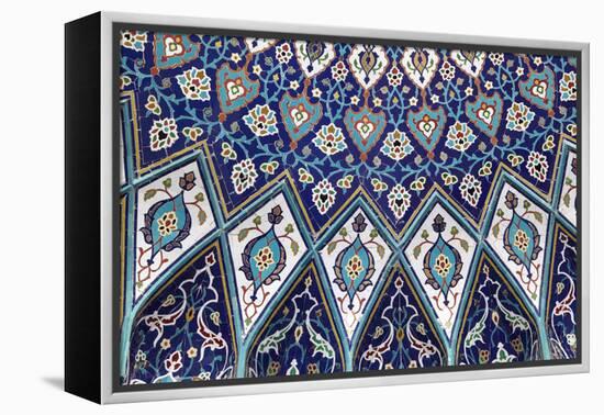 Oriental Mosaic in Muscat, Oman-p.lange-Framed Premier Image Canvas