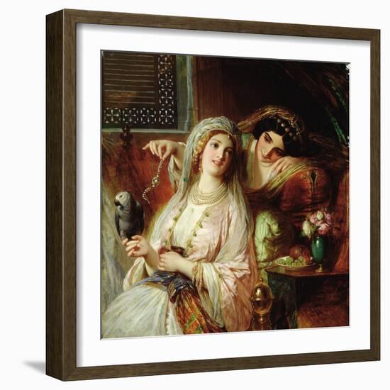 Oriental Pastime-Frank Bernard Dicksee-Framed Giclee Print