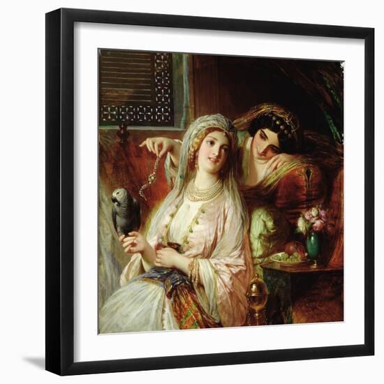 Oriental Pastime-Frank Bernard Dicksee-Framed Giclee Print