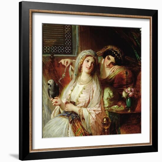 Oriental Pastime-Frank Bernard Dicksee-Framed Giclee Print