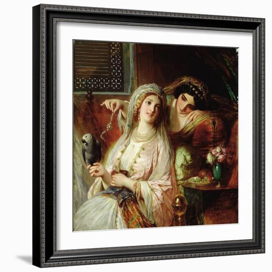 Oriental Pastime-Frank Bernard Dicksee-Framed Giclee Print