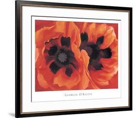 Oriental Poppies, 1928-Georgia O'Keeffe-Framed Art Print