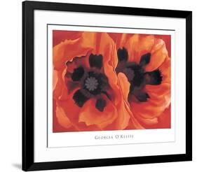 Oriental Poppies, 1928-Georgia O'Keeffe-Framed Art Print